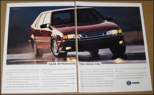 1993 saab 9000 cse page - saab, 2-page