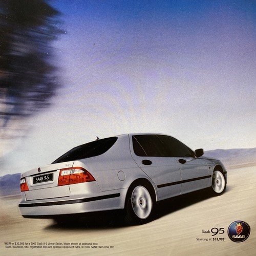 2002 saab print embrace - 2002, ad