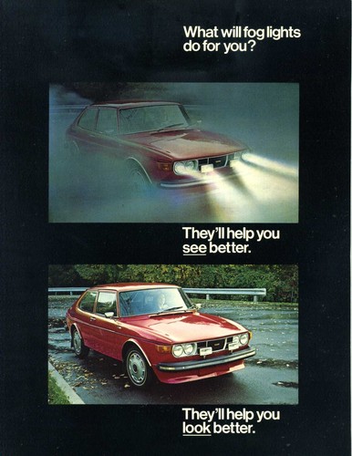 Saab 1975 fog lamp dealer - 1975,